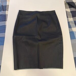 Malene Birger Sheep Leather Pencil Skirt